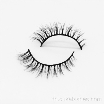 ขนตาขนาด 10 มม. Mink 5d Mink Lashes สั้น